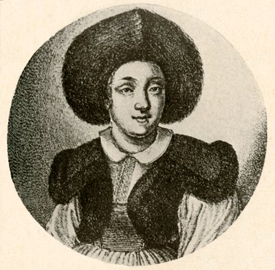 Holandská dívka v kožešinové čepici a kožešinové lemované bundě, 1641, 1937. od Unbekannt