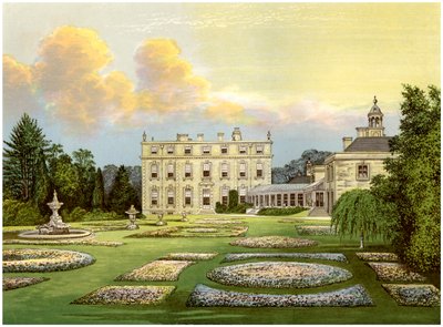 Dytchley House, Oxfordshire, domov vikomta Dillona, c1880 od Unbekannt