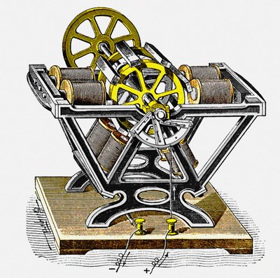 Raný elektrický motor, navržený a postavený fyzikem a inženýrem Moritzem von Jacobi Jacobi 180 od Unbekannt