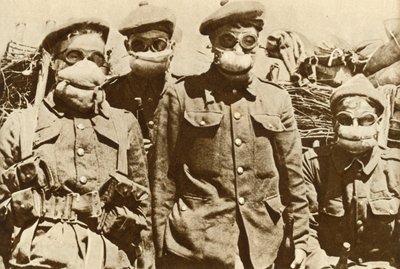 Rané plynové masky, první světová válka, 1915, 1935. od Unbekannt