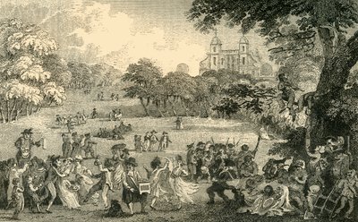Velikonoční pondělí v Greenwich Park, c1878. od Unbekannt