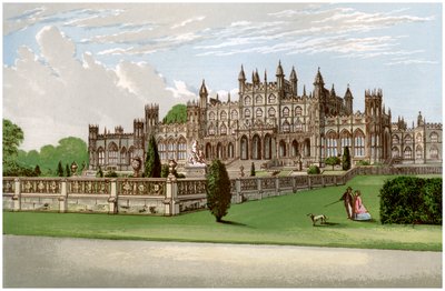 Eaton Hall, Cheshire, domov vévody z Westminsteru, c1880 od Unbekannt
