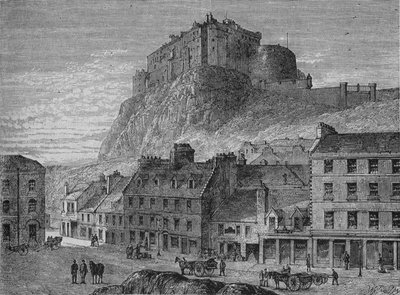 Edinburský hrad, c1880 od Unbekannt