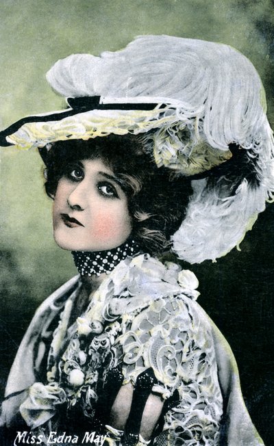 Edna May 1878-1948, americká zpěvačka a herečka, začátek 20. století od Unbekannt