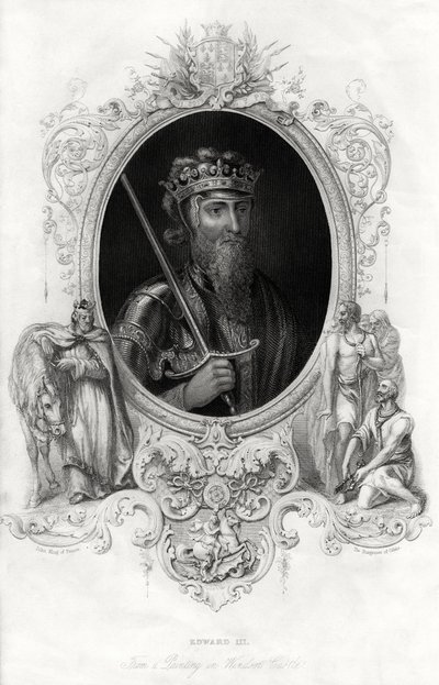 Edward III, král Anglie, 1860 od Unbekannt