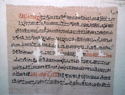 Egyptské hieratické písmo od Unbekannt