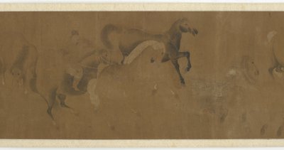 Osm ořů a ženich, dynastie Ming nebo Qing, 17. století. od Unbekannt