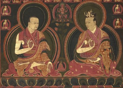 	
Osmý karmapa Mikyo Dordže (1507-1554) a jeho učitel První Sangye Nyenpa od Unbekannt