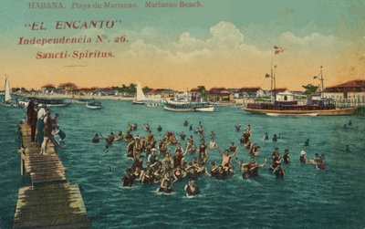 Kouzlo nezávislosti, Sancti-Spiritus. Pláž Mariano. Havana, c1910 od Unbekannt
