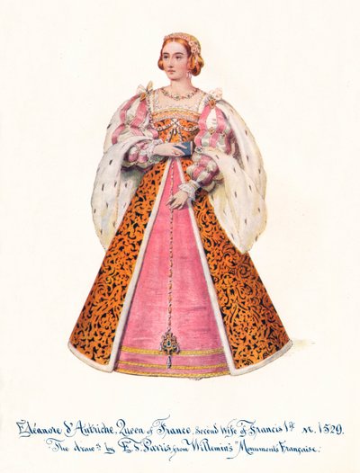 Eleonora Rakouská, královna Francie, druhá manželka Františka 1., 1911. od Unbekannt