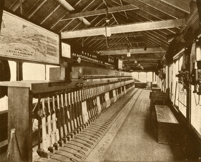 Elektromechanická signální kabina ve Victorii, Southern Railway, 1930. od Unbekannt
