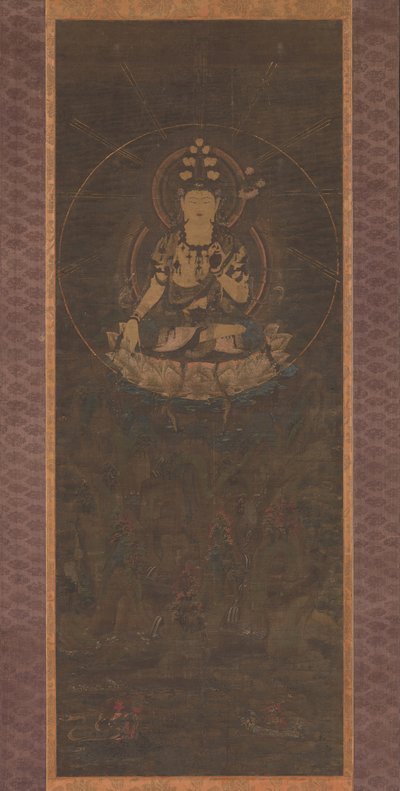 Jedenáctihlavý Kannon na hoře Fudaraka, 13. století. od Unbekannt
