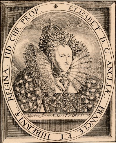 Alžběta I. 1533-1603, královna Anglie a Irska, 1889 od Unbekannt