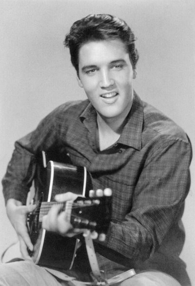 Elvis Presley , americký zpěvák a herec, 50. léta 20. století od Unbekannt