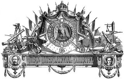 Znak mezinárodní výstavy v Paříži, 1867 od Unbekannt