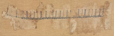 Vyšívaný bavlněný tiraz, 991-1031. od Unbekannt