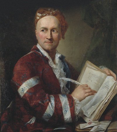 Emer de Vattel Portrét učence z Neuchâtelu, cca 1760. od Unbekannt