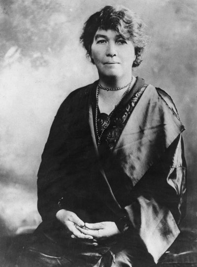 Emmeline Pethick-Lawrence 1867-1954, britská sufražetka, začátek 20. století od Unbekannt