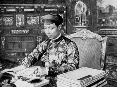 Císař Khai Dinh 1885-1925, 12. císař dynastie Nguyen, Annam, Vietnam, 1922 od Unbekannt