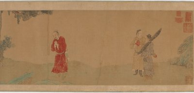 Císař Shi Le Ctít buddhistického mnicha, 1368-1644. od Unbekannt