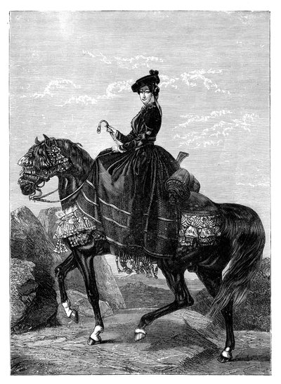 Císařovna Eugenie de Montijo 1826-1920 od Unbekannt