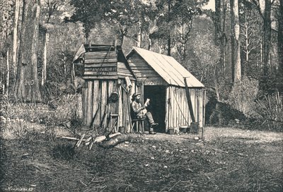 Tábořiště australských squatterů, 1896 od Unbekannt