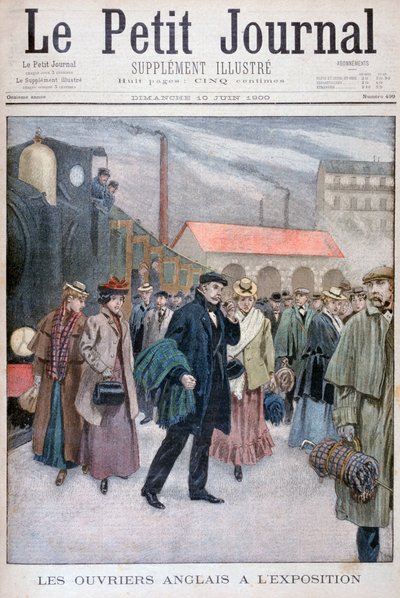 Angličané navštěvující Světovou výstavu v roce 1900, Paříž, 1900 od Unbekannt