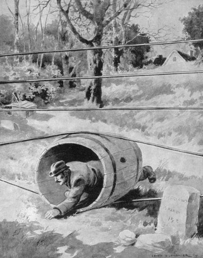 Vstup do Holandska z belgických hranic, 1915 od Unbekannt
