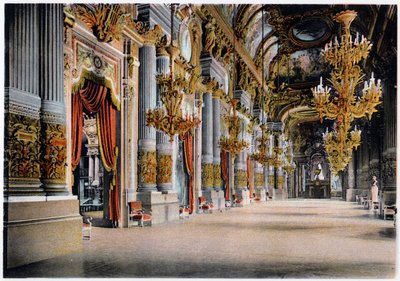 Vchod do Palais Garnier, Paříž, c1900 od Unbekannt