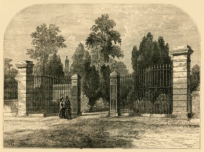 Vchod na hřbitov Brompton, c1876. od Unbekannt