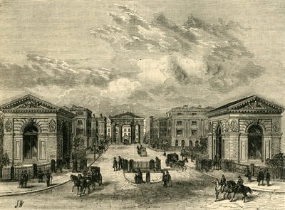 Vchod do stanice Euston Square, c1876. od Unbekannt