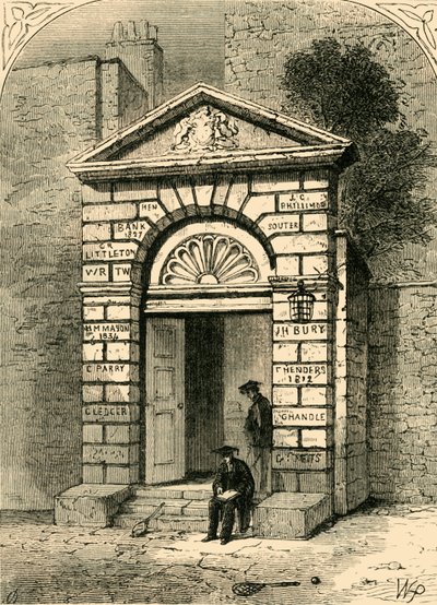 Vstup do Westminster School, 1881. od Unbekannt