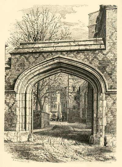 Vchod do Westons Yard, 1911. od Unbekannt