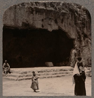Vchod do hrobek soudců, c1900 od Unbekannt