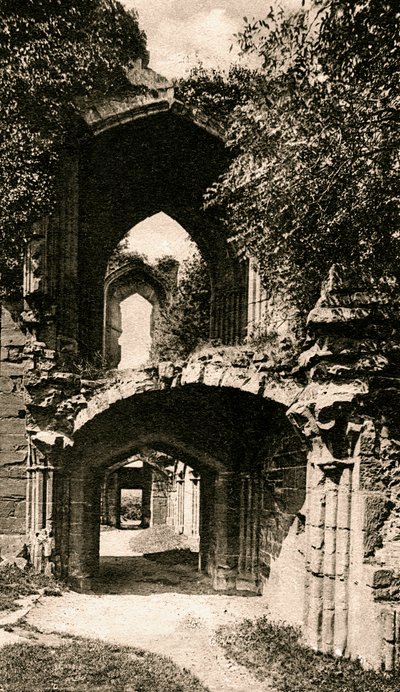 Vchod do hodovní síně, hrad Kenilworth, Warwickshire, počátek 20. století od Unbekannt