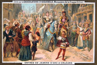 Vstup Johanky z Arku do Orleansu, 1429, 19. století od Unbekannt