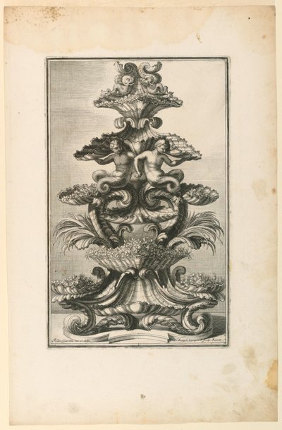 Epergne, od Drawings By od Unbekannt