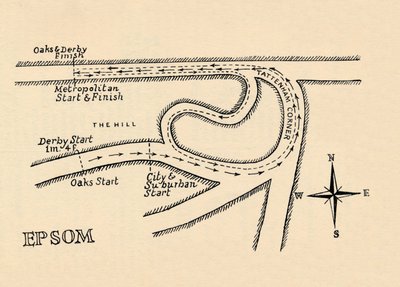 Epsom Race Course, 1940 od Unbekannt
