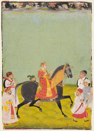 Jezdec Raj Singh II, syn Pratapa Singha r. 1752-55, ca. 1760. od Unbekannt