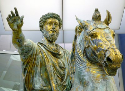 Jezdecká socha Marca Aurelia, 161-180 od Unbekannt