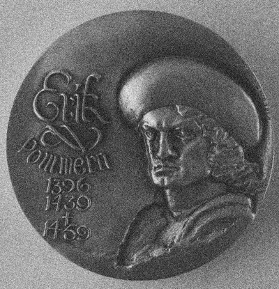 Eric z Pomořanska 1382-1459. Historická medaile, 1978 od Unbekannt