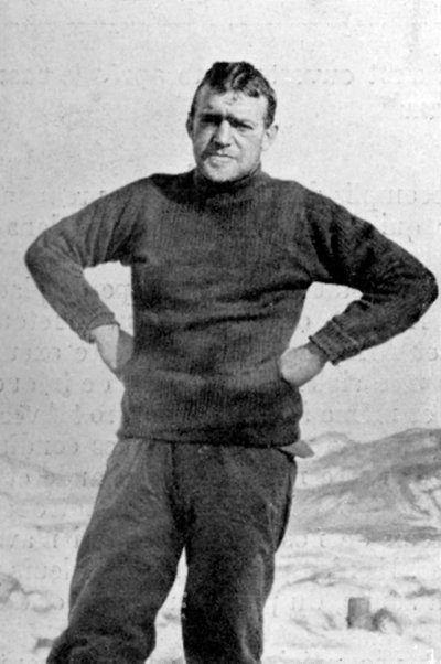 Ernest Shackleton, britský průzkumník, Antarktida, 1909 od Unbekannt