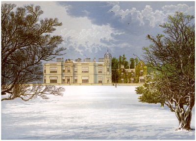 Eshton Hall, Yorkshire, domov Baroneta Wilsona, c1880 od Unbekannt