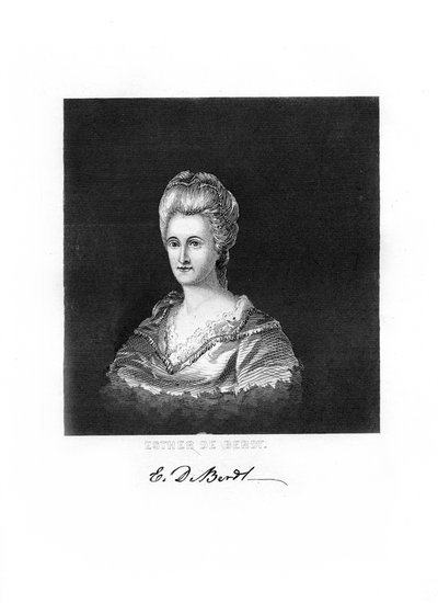 Esther De Berdt Reed, americká vlastenka z války za nezávislost, 1872 od Unbekannt
