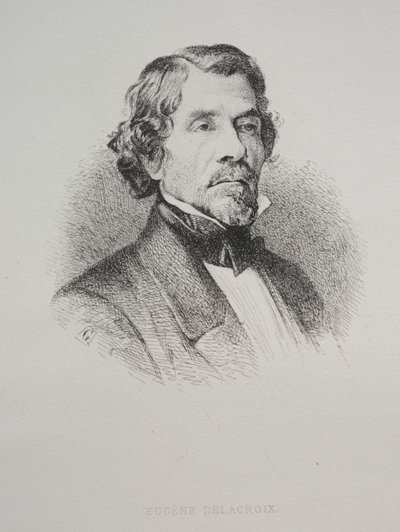 Eugene Delacroix, 19. století. od Unbekannt