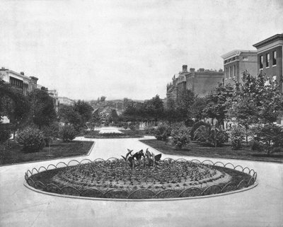 Eutaw Place při pohledu na sever, Baltimore, Maryland, USA, c1900. od Unbekannt