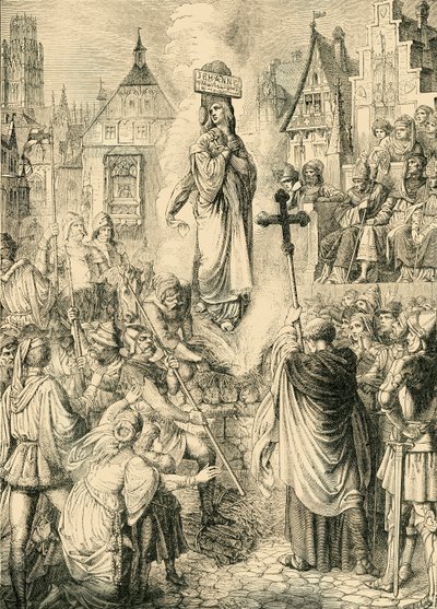 Poprava Johanky z Arku, 30. května 1431, 1890. od Unbekannt