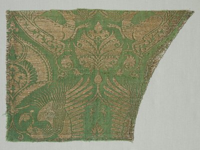 Exotické hedvábí se zlatým vzorem, 1360-1400. od Unbekannt