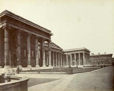 Exteriér Britského muzea, Great Russell Street, Londýn, 1887 od Unbekannt