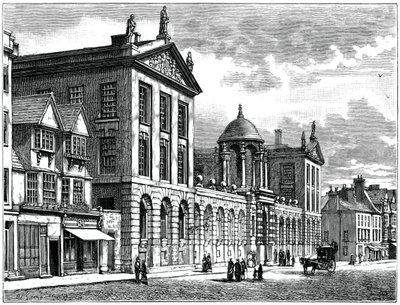 Fasáda Queens College, Oxford University od Unbekannt